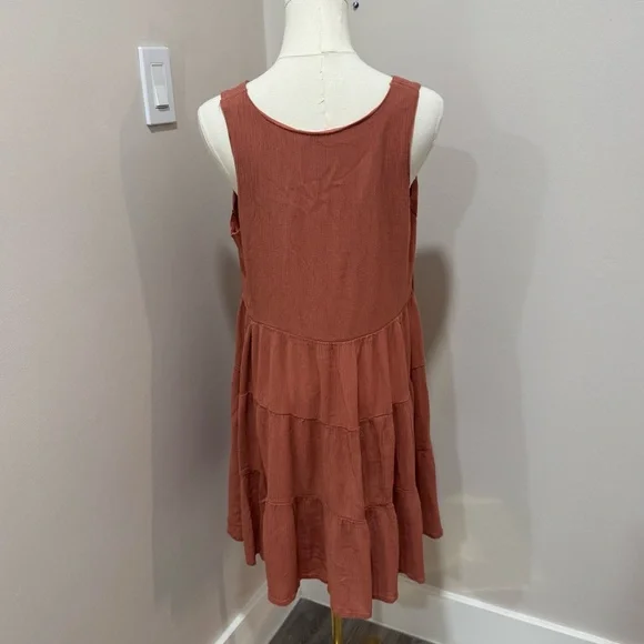 JAPNA burnt orange dress size‎ Large - Picture 3 of 5